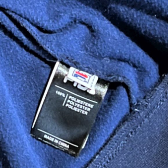 FILA Men's Navy Lightweight Hooded Lined Zipper Jacket w/Front Pockets, Size L - Picture 8 of 10